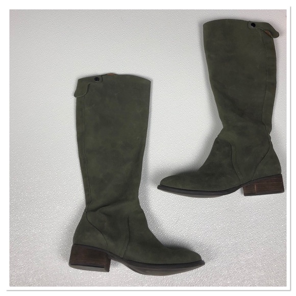 Donald J. Pliner Shoes - Donald J. Pliner Peso Suede knee high Boot green